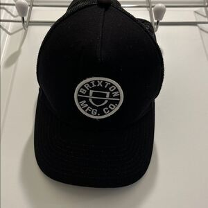 Black Mesh Lightly worn Skater Brixton Mfg SnapBack Trucker baseball hat cap